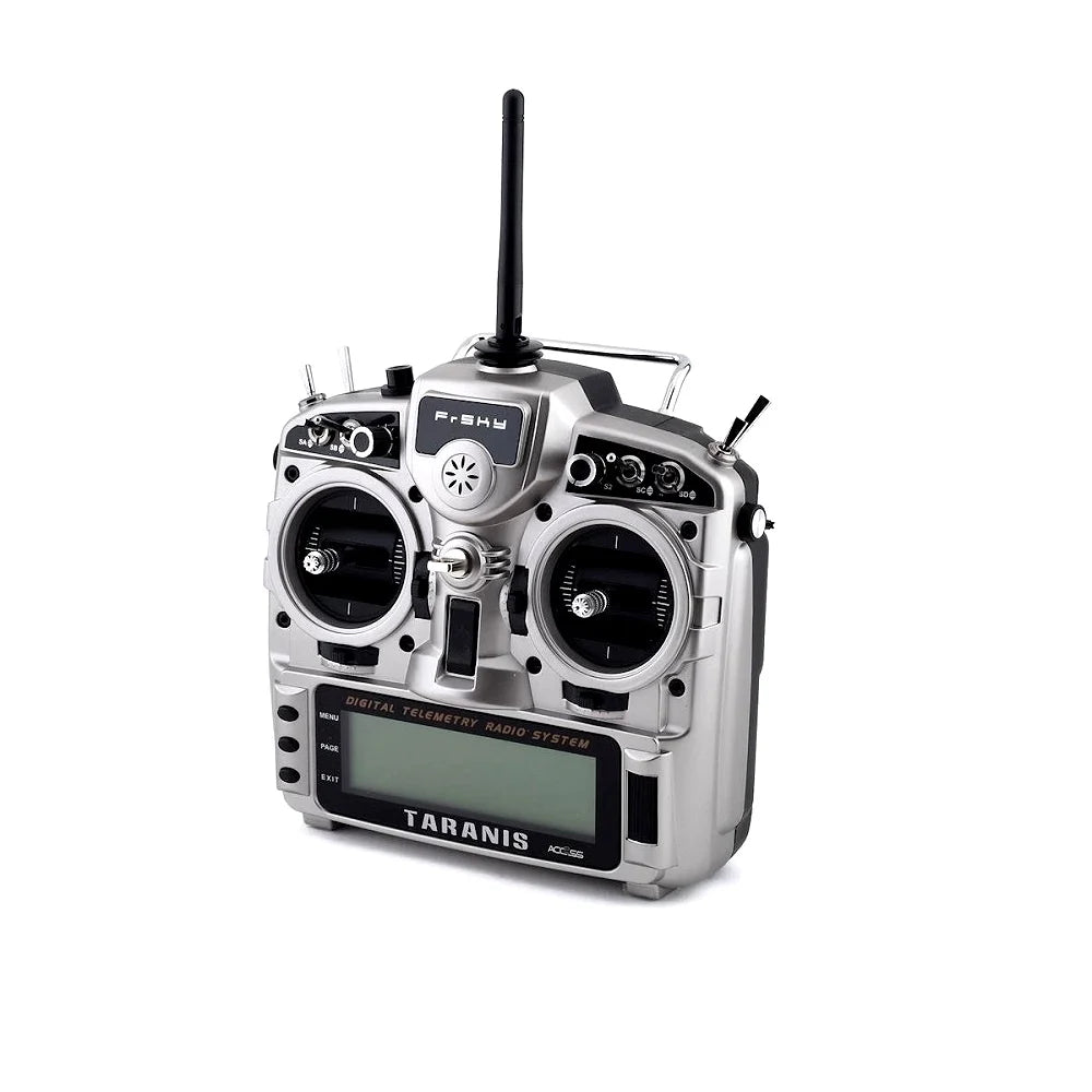 FrSky Taranis X9D Plus 2019 Digital Telemetry Drone Remote Control with FrSky RX8R Pro Receiver- (Silver Colour)