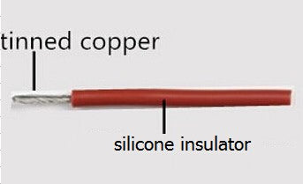 14 AWG Silicon Coated Wire (Black) (Price Per Meter)