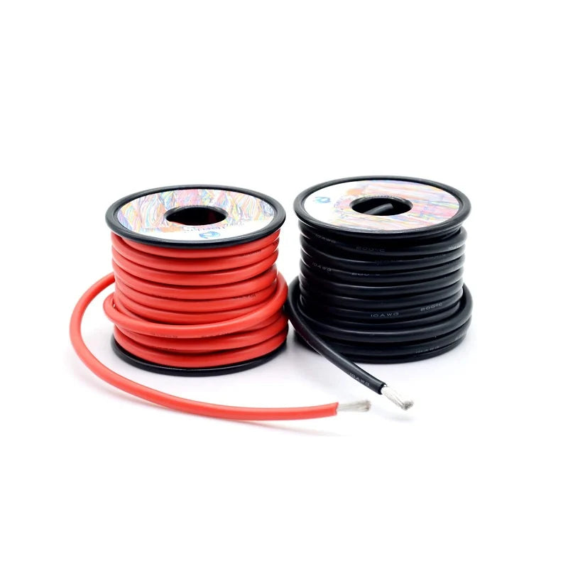 High Quality Ultra Flexible 10AWG Silicone Wire 1m (Red)