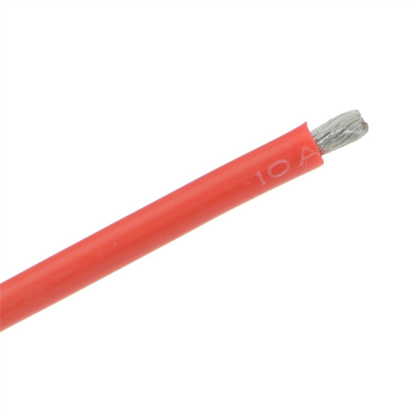 High Quality Ultra Flexible 10AWG Silicone Wire 5m (Red)