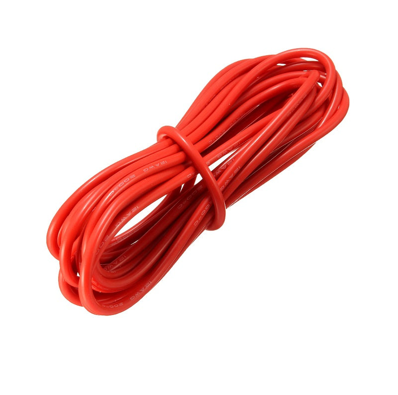 High Quality Ultra Flexible 10AWG Silicone Wire 5m (Red)