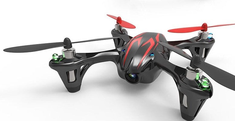 Hubsan X4 107C Camera Body Shell Black/Red