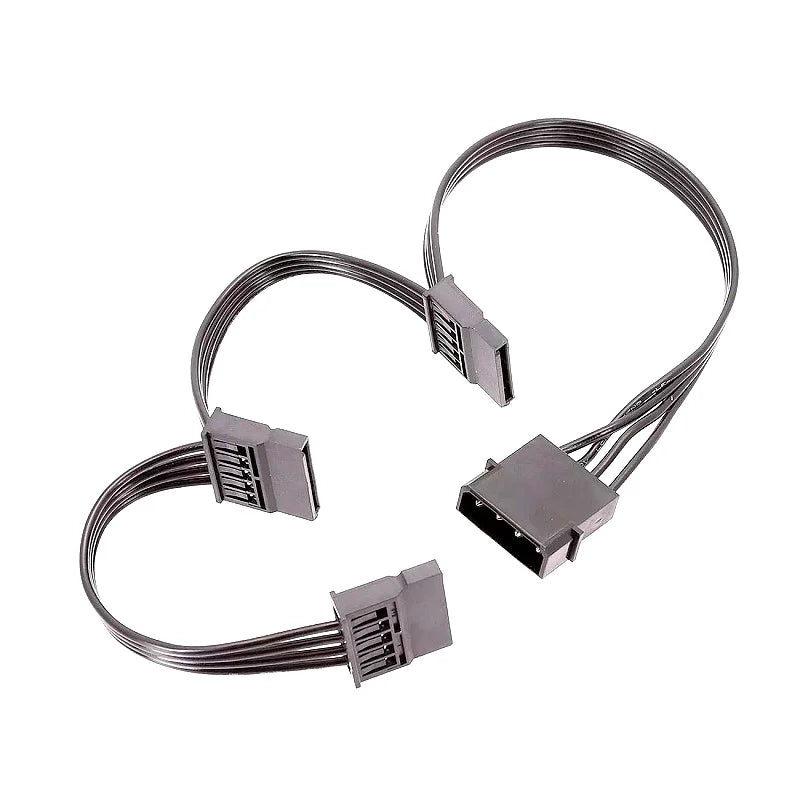 Large 4PIN IDE 1 to 7, SATA Hard Disk, Interface Power Cord