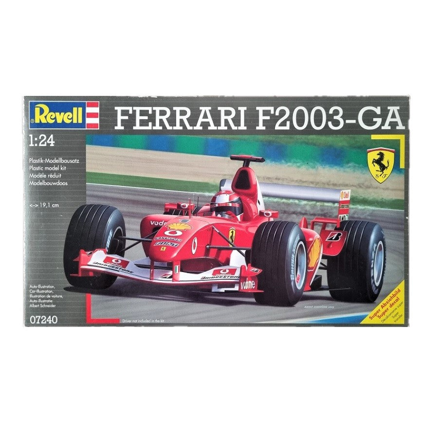 Revell Ferrari F2003-3 GA 1:24 Scale Plastic Model Kit 07240 (Officially Licensed)