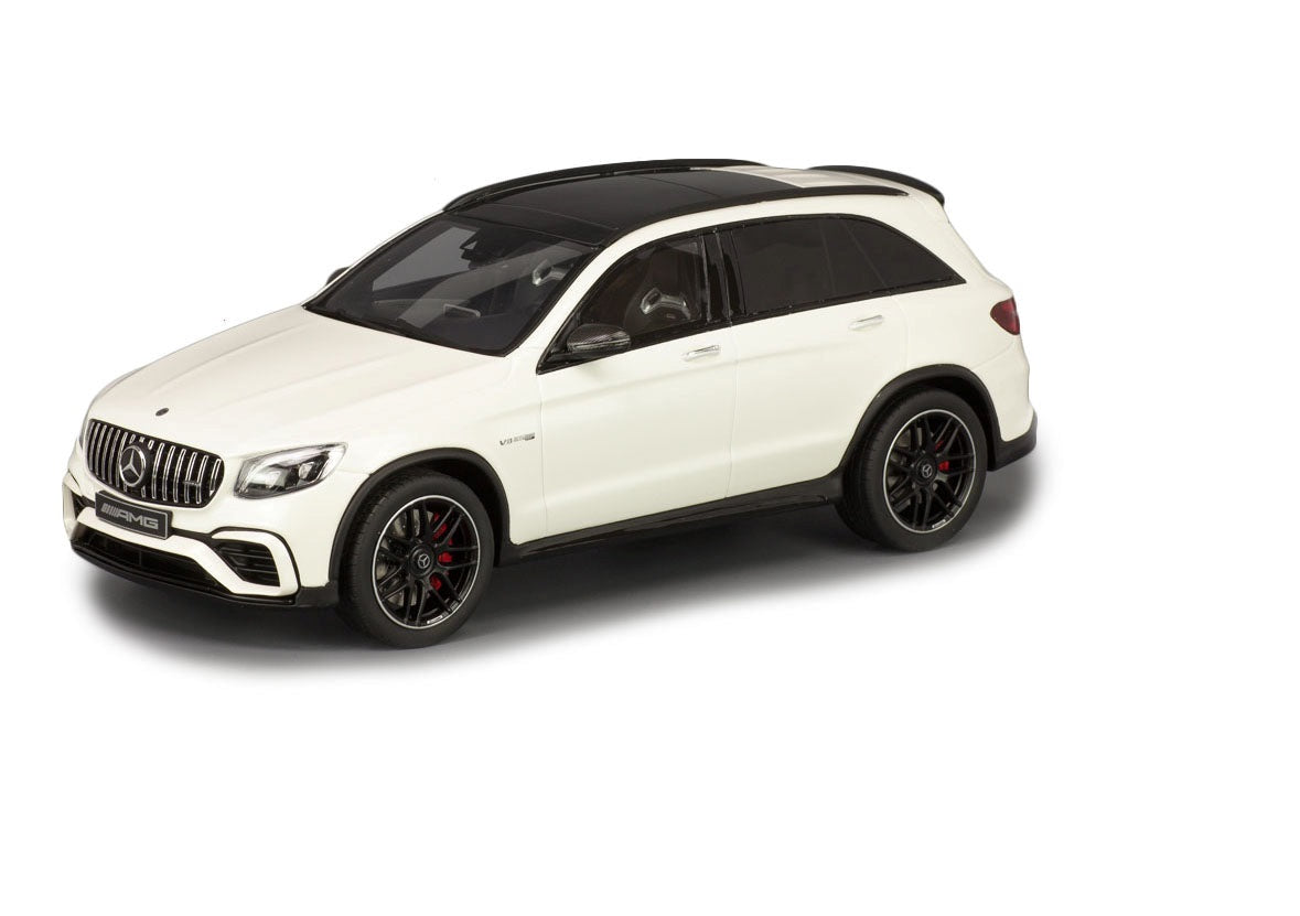 GT Spirit Mercedes Benz AMG GLC 63 SUV Limited Edition Diamond White Bright 1/18