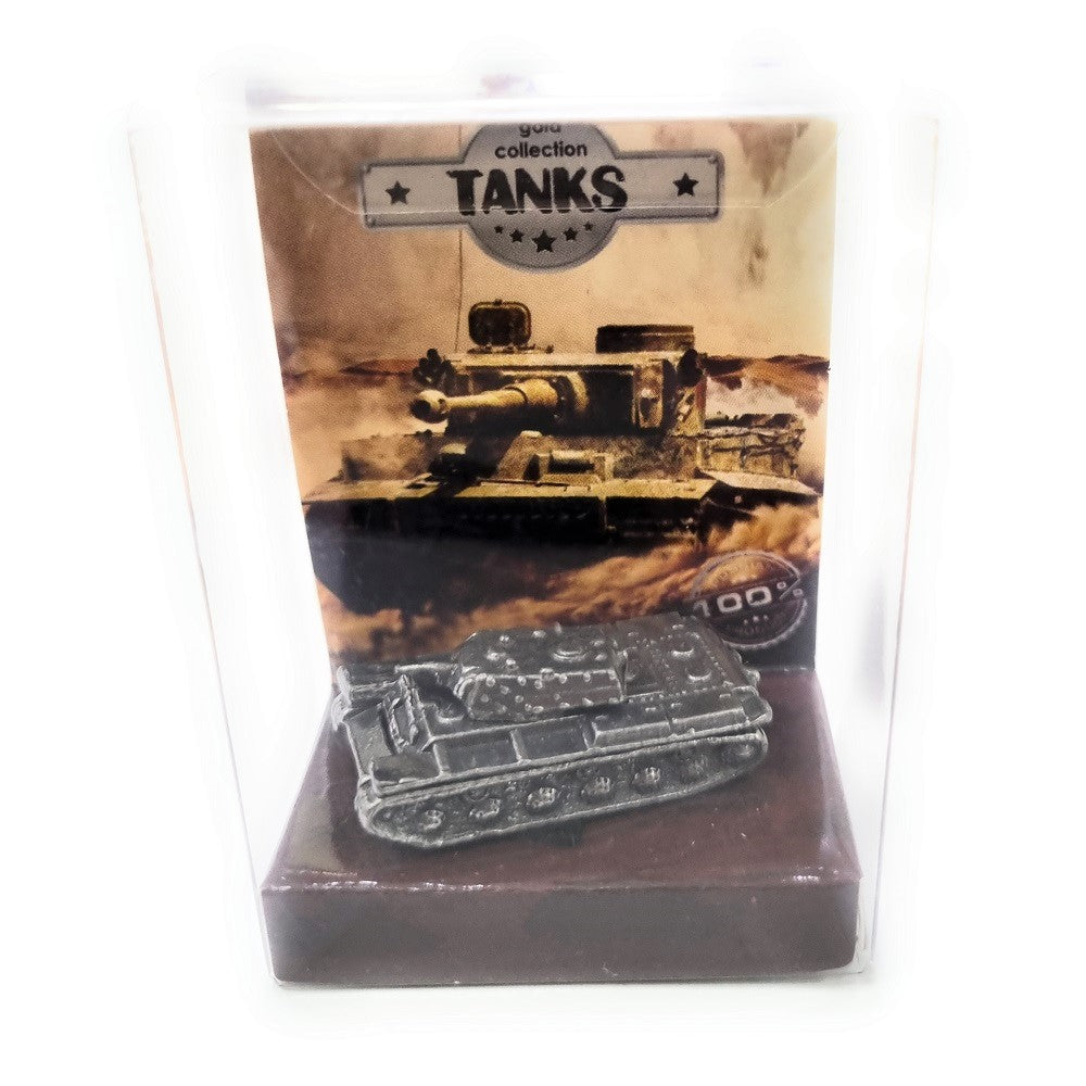 Diecast Figurine - Collection of Tanks - Tank KV 2 (Brass)