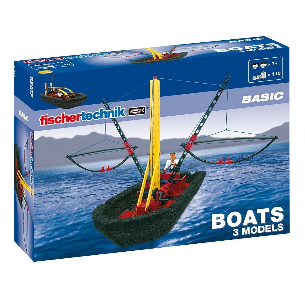 Fischertechnik Basic Boats (Build upto 3 models) for Age 7+ Years - Building Blocks
