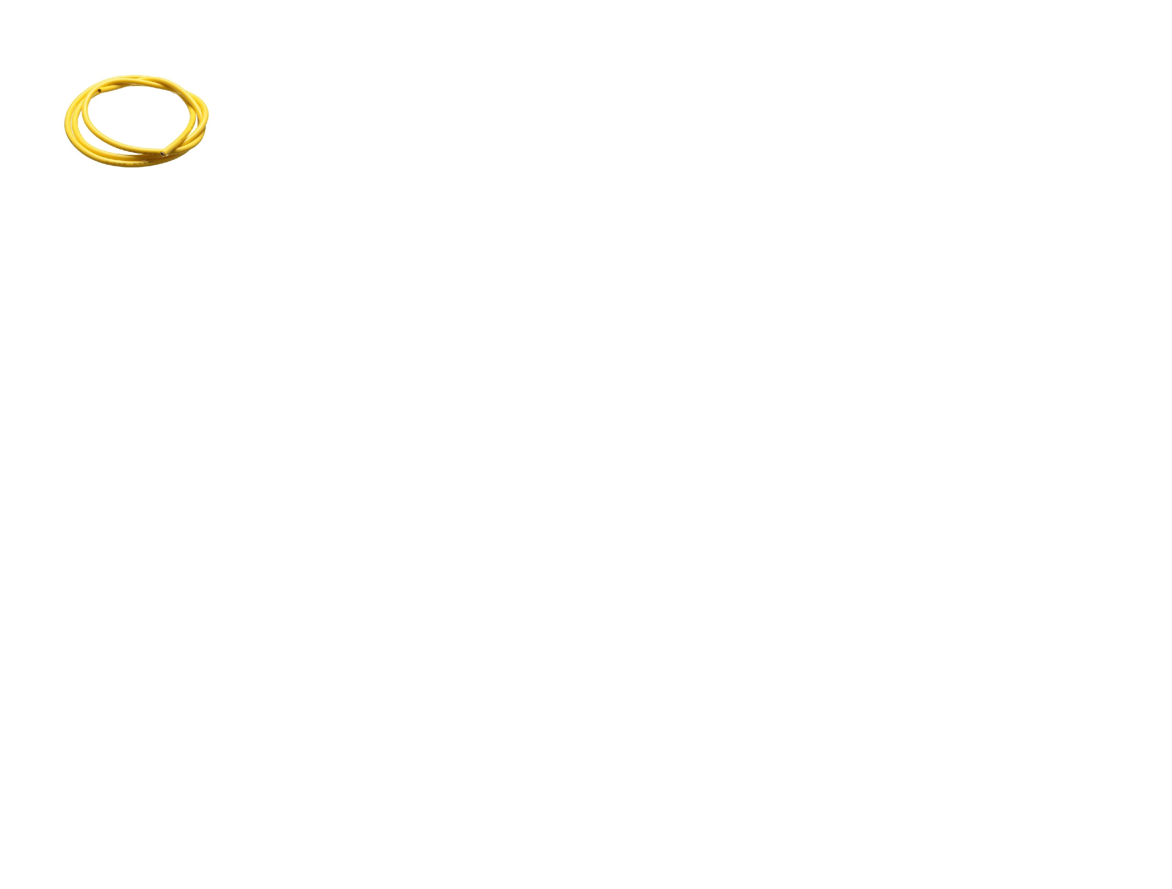2 Meter UL1007 22AWG PVC Electronic Wire (Yellow)