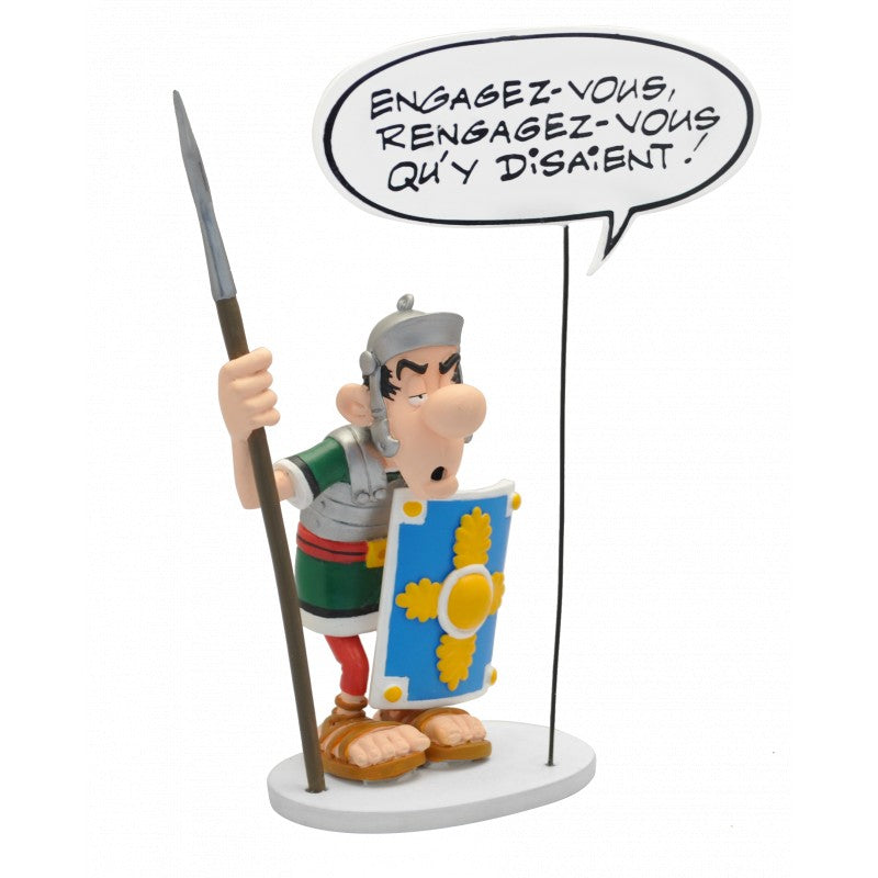 Asterix Series - Collectoys Comic Speech Figurine - The Roman Soldier (Resin)