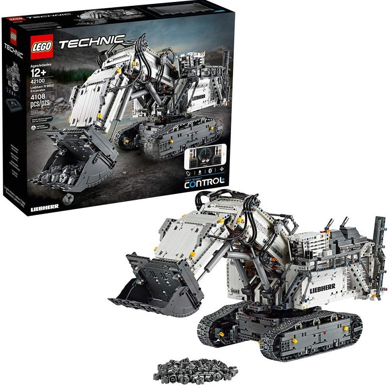 Lego Technic 42100 Liebherr R 9800 Excavator (4108 Pcs)