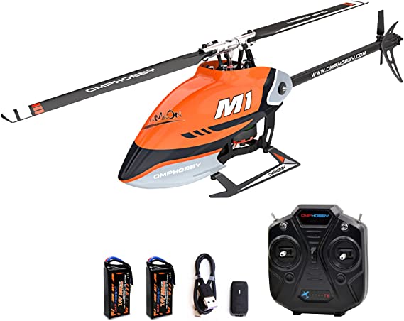 Omphobby M1 Orange Rc Helicopter 290Mm Rtf