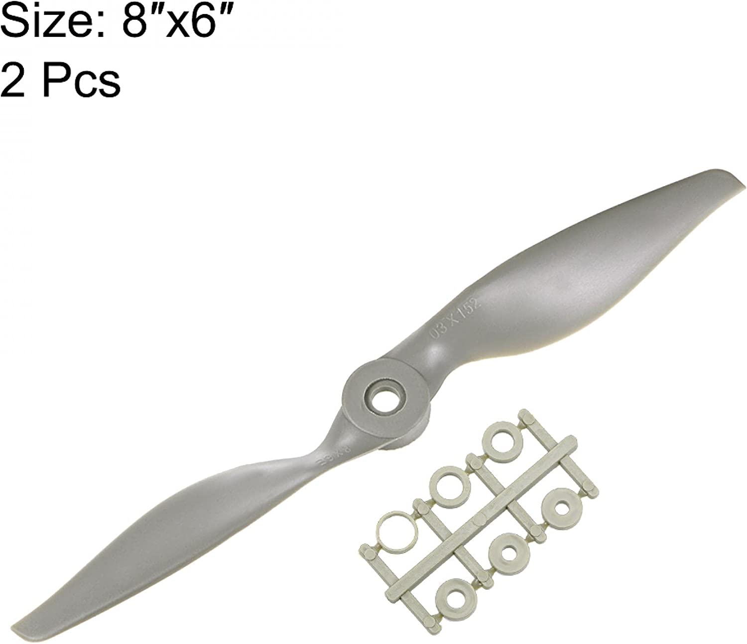 Propeller Gemfan Grey 8X6E (2Pc)