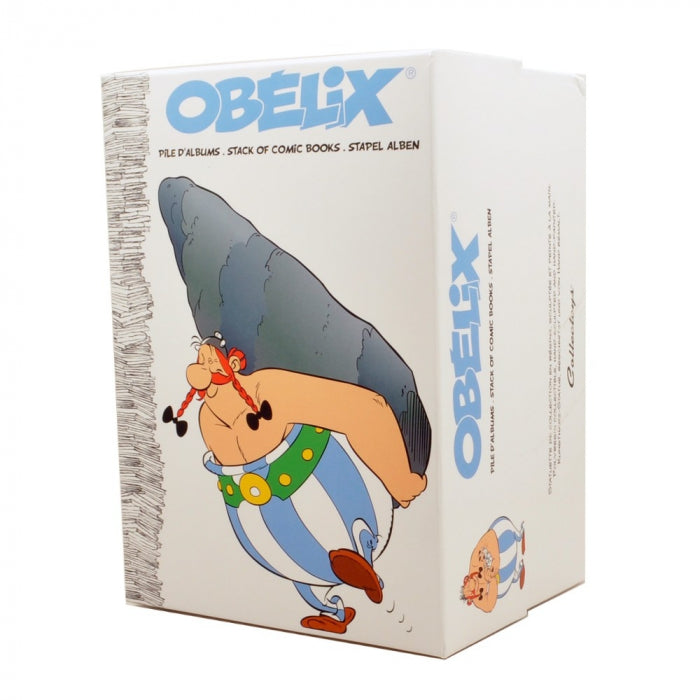 Asterix Series - Resin Figurine Obelix Pile of Albums by Collectoys