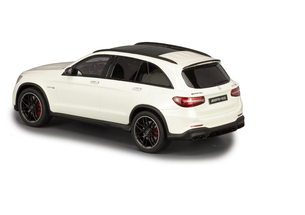 GT Spirit Mercedes Benz AMG GLC 63 SUV Limited Edition Diamond White Bright 1/18