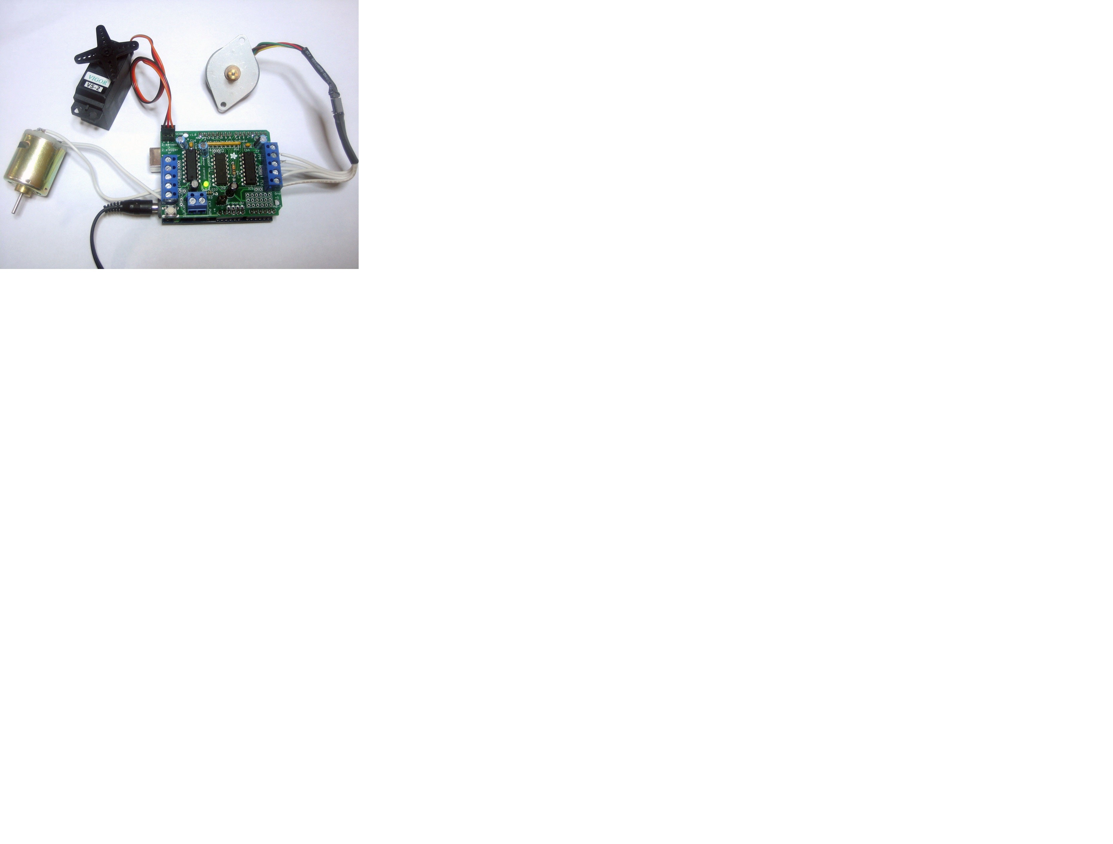 L293D Motor Driver/Servo Shield for Arduino