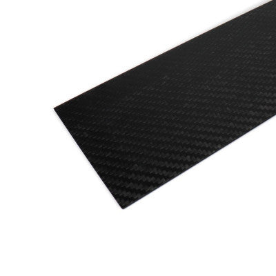 Carbon Fiber 3K Sheet 500mm x 100mm x 1mm