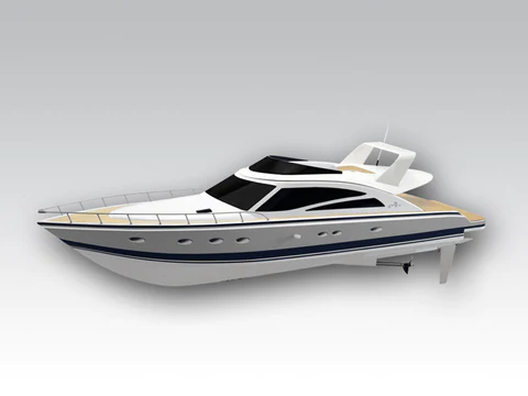 Thunder Tiger Rc Boat Atlantic Motoryacht Obl Brushless 2.4Ghz 5128 F1 Havoc Hobby