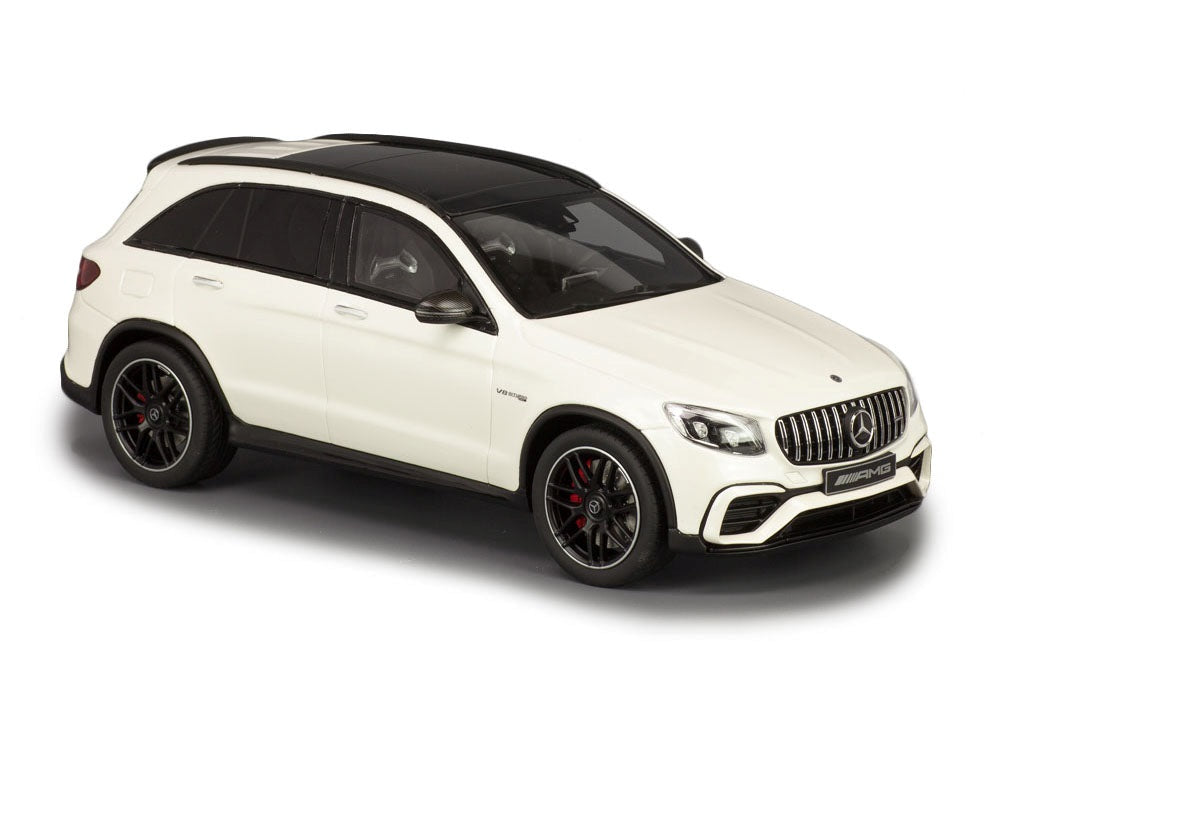 GT Spirit Mercedes Benz AMG GLC 63 SUV Limited Edition Diamond White Bright 1/18