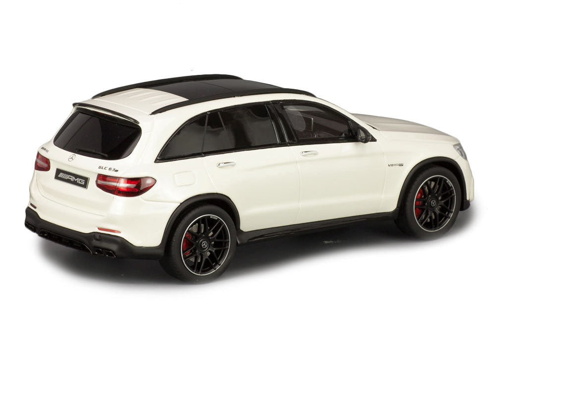 GT Spirit Mercedes Benz AMG GLC 63 SUV Limited Edition Diamond White Bright 1/18