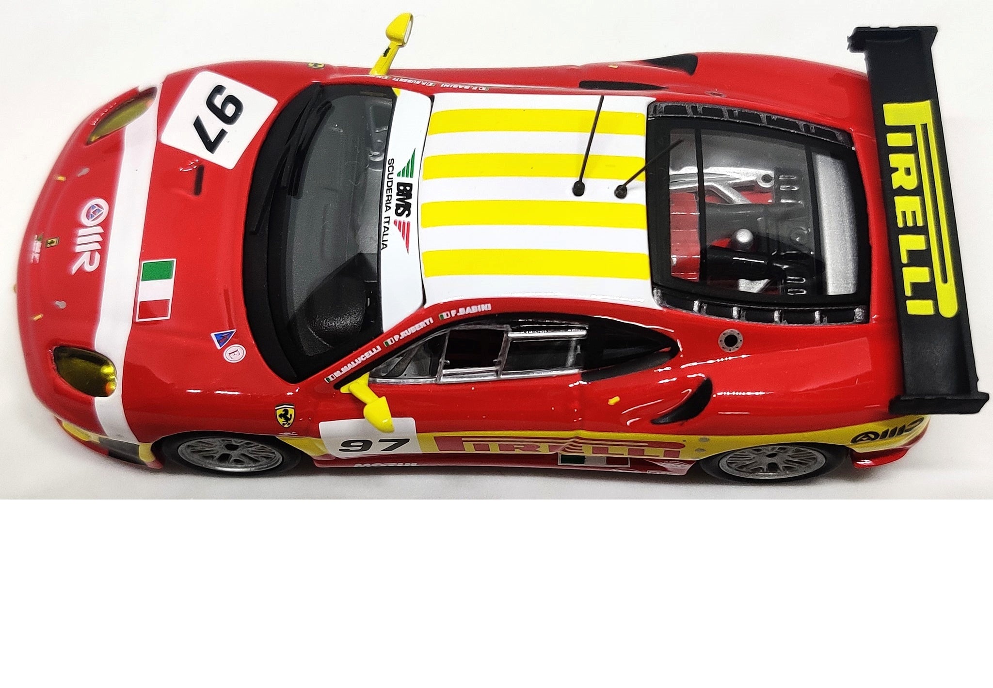 Bburago Ferrari F430 GTC 24th Le Mans 2008 by F Babini/ M Maluceilli/ P Ruberti 1/43