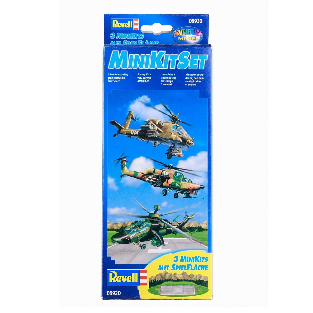 Revell Minikit Set of 3 Fighter Aircraft x 4 kits 06920, 06921, 06922, 06923 (1:225 Scale)