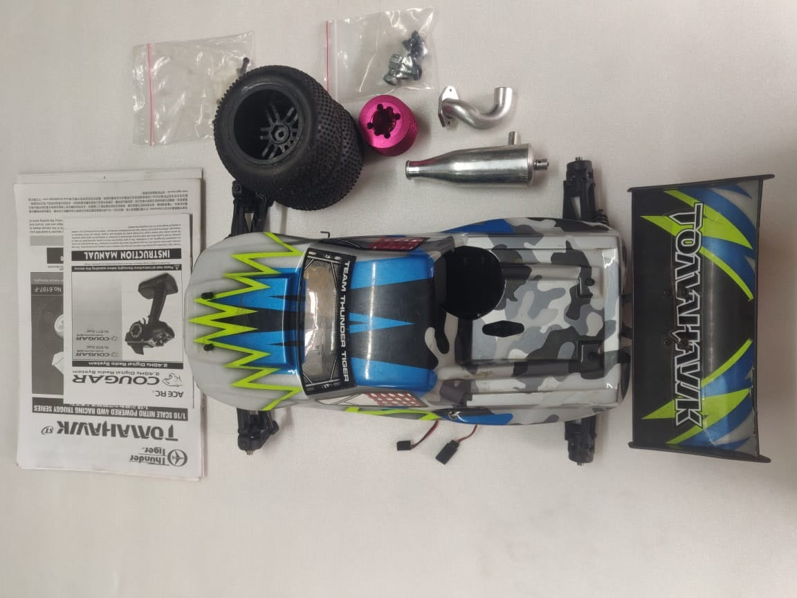 Tomahawk 1:10Scale 4Wd Nitro Powered Racing Truggy Parts - Rc (Quality Pre Owned)