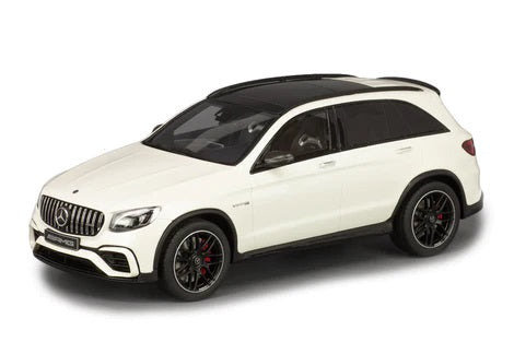 GT Spirit Mercedes Benz AMG GLC 63 SUV Limited Edition Diamond White Bright  DieCast 1/18