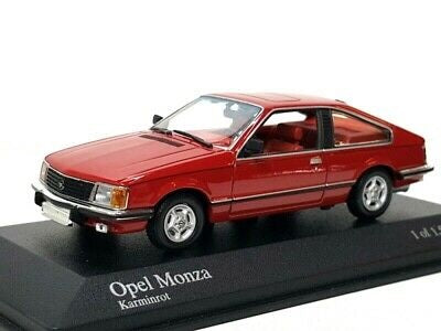 Minichamps Opel Monza Red Car  Diecast  1/43