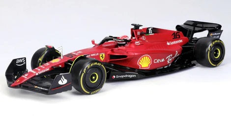 Bburago 2022 F1 Ferrari F1 75 Ferrari Racing Team #16 Racing C Leclerc car DieCast  1/18