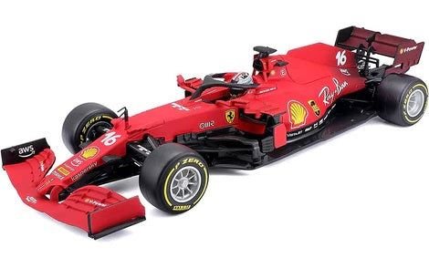 Bburago 2021 F1 Ferrari SF21 Ferrari Racing Team #55 Racing C Sainz car DieCast  1/18