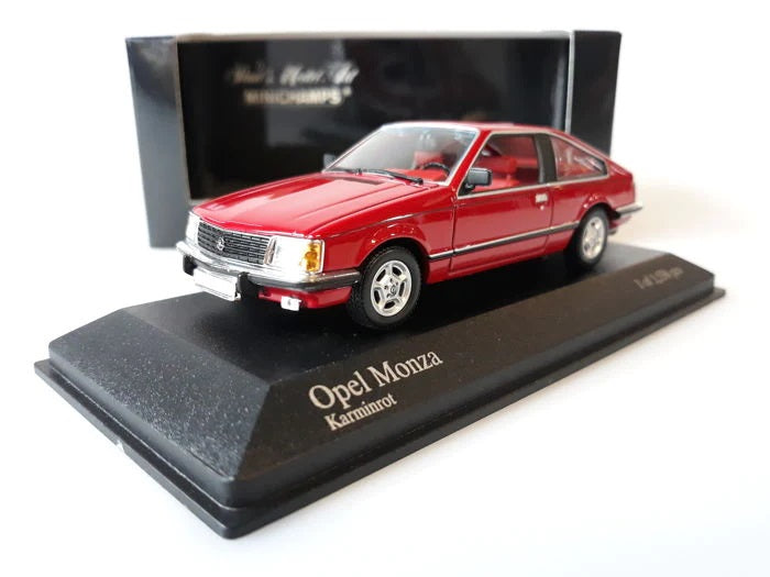 Minichamps Opel Monza Red Car  Diecast  1/43