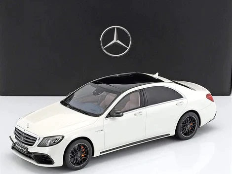 GT Spirit Mercedes Benz AMG S 63 Limited Edition Diamond White Bright DieCast