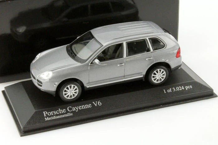 Minichamps Porsche Cayenne V6 Car Grey  Diecast 1/43