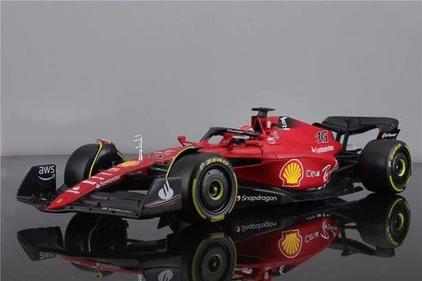 Bburago 2022 F1 Ferrari F1 75 Ferrari Racing Team #16 Racing C Leclerc car DieCast  1/18