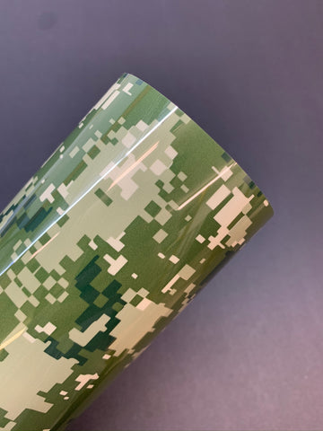 Covering Film Solid Camouflage Green 501