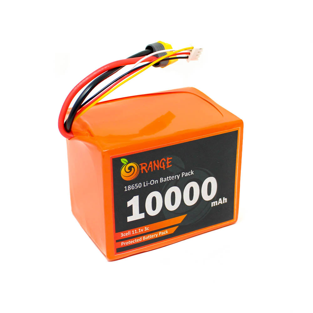 Orange 18650 Li-ion 10000mAh-3s-11.1v-3c 3S4P