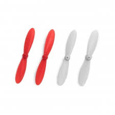 Hubsan X4 Propeller Set of 4 nos-White/Red