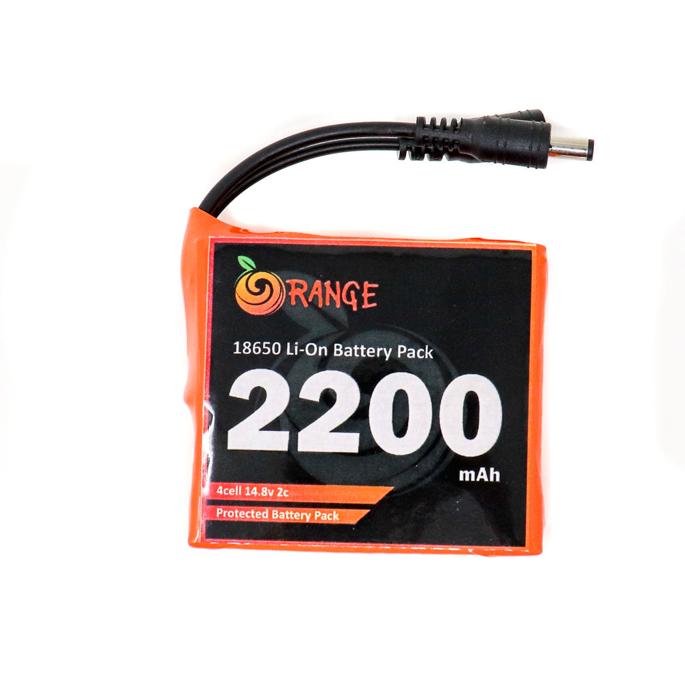 Orange 18650 Li-ion 2200mAh-4s-14.8v-2c 4S1P