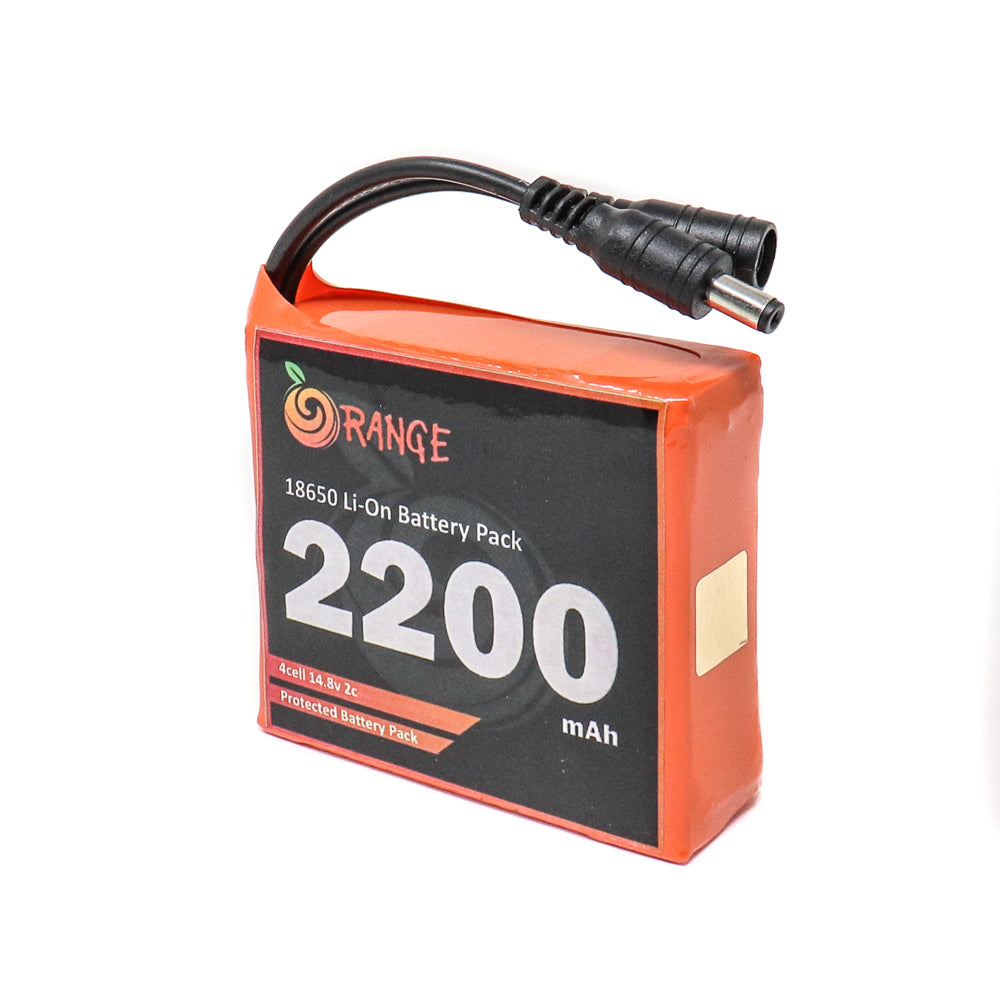 Orange 18650 Li-ion 2200mAh-4s-14.8v-2c 4S1P