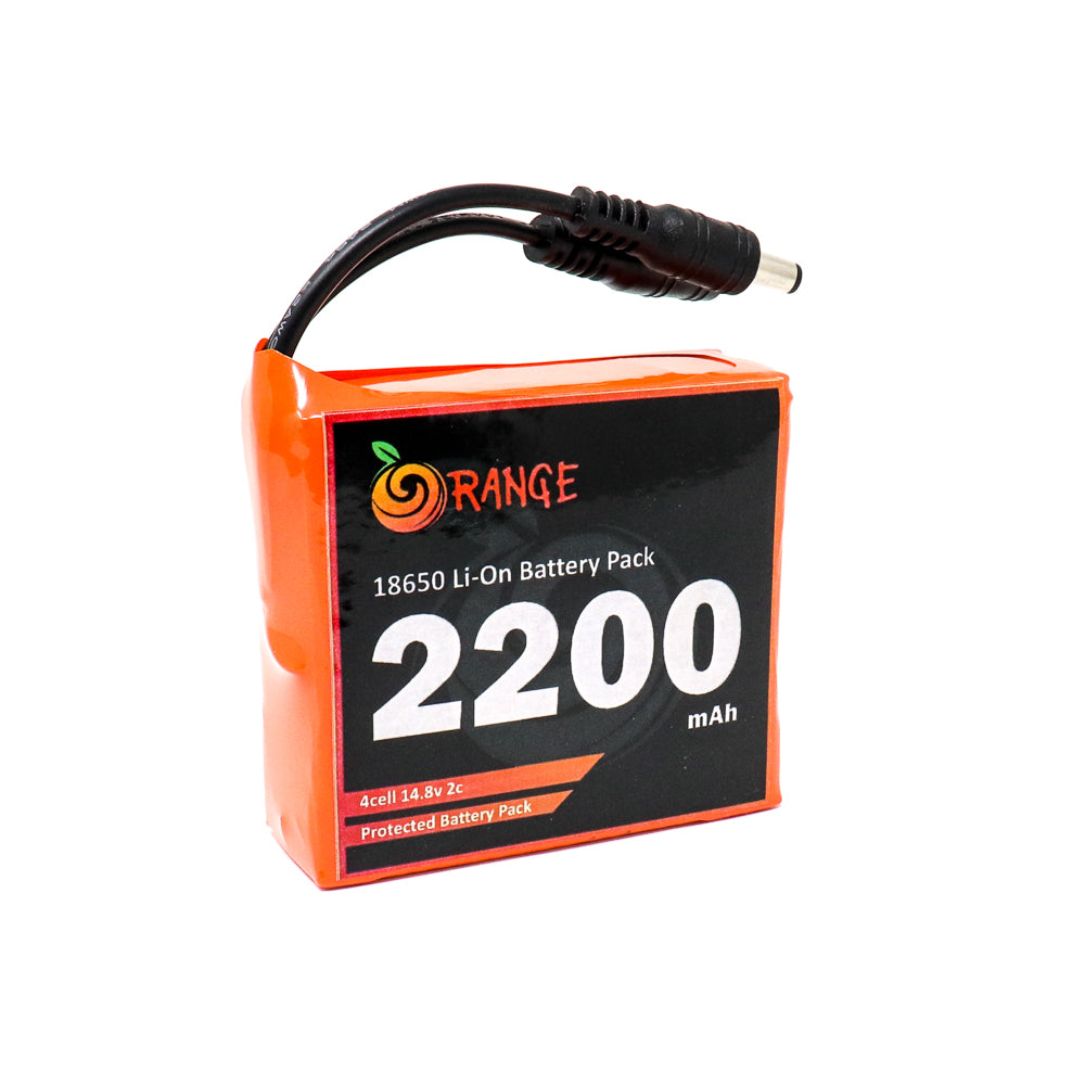 Orange 18650 Li-ion 2200mAh-4s-14.8v-2c 4S1P