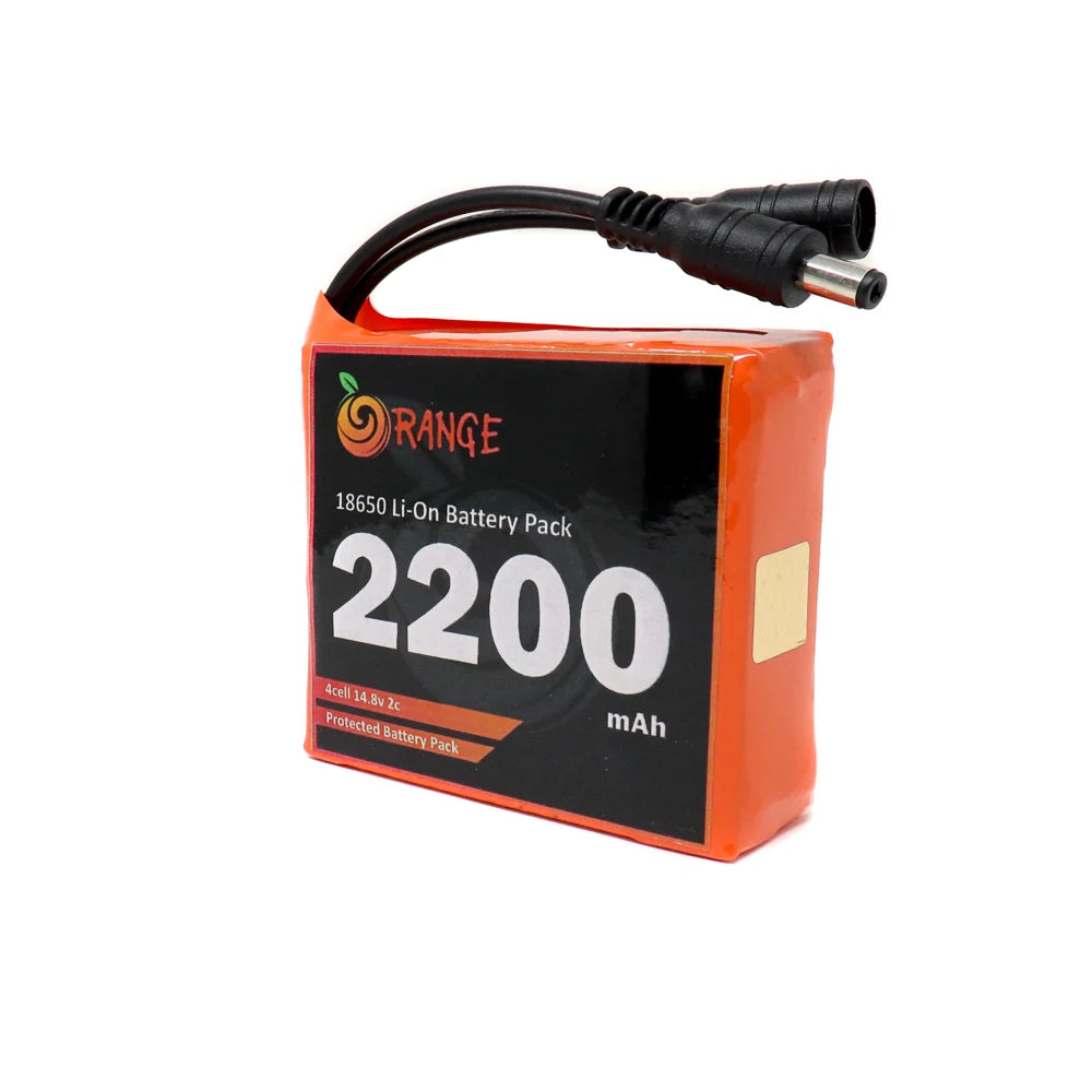 Orange 18650 Li-ion 2200mAh-4s-14.8v-2c 4S1P