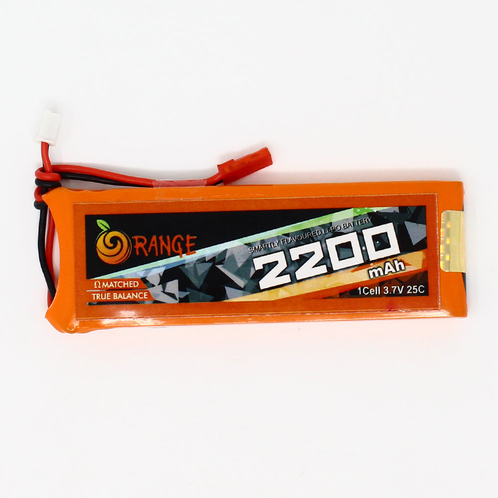 Orange 2200 mAh 1S 25C/50C Lithium polymer battery Pack (LiPo)