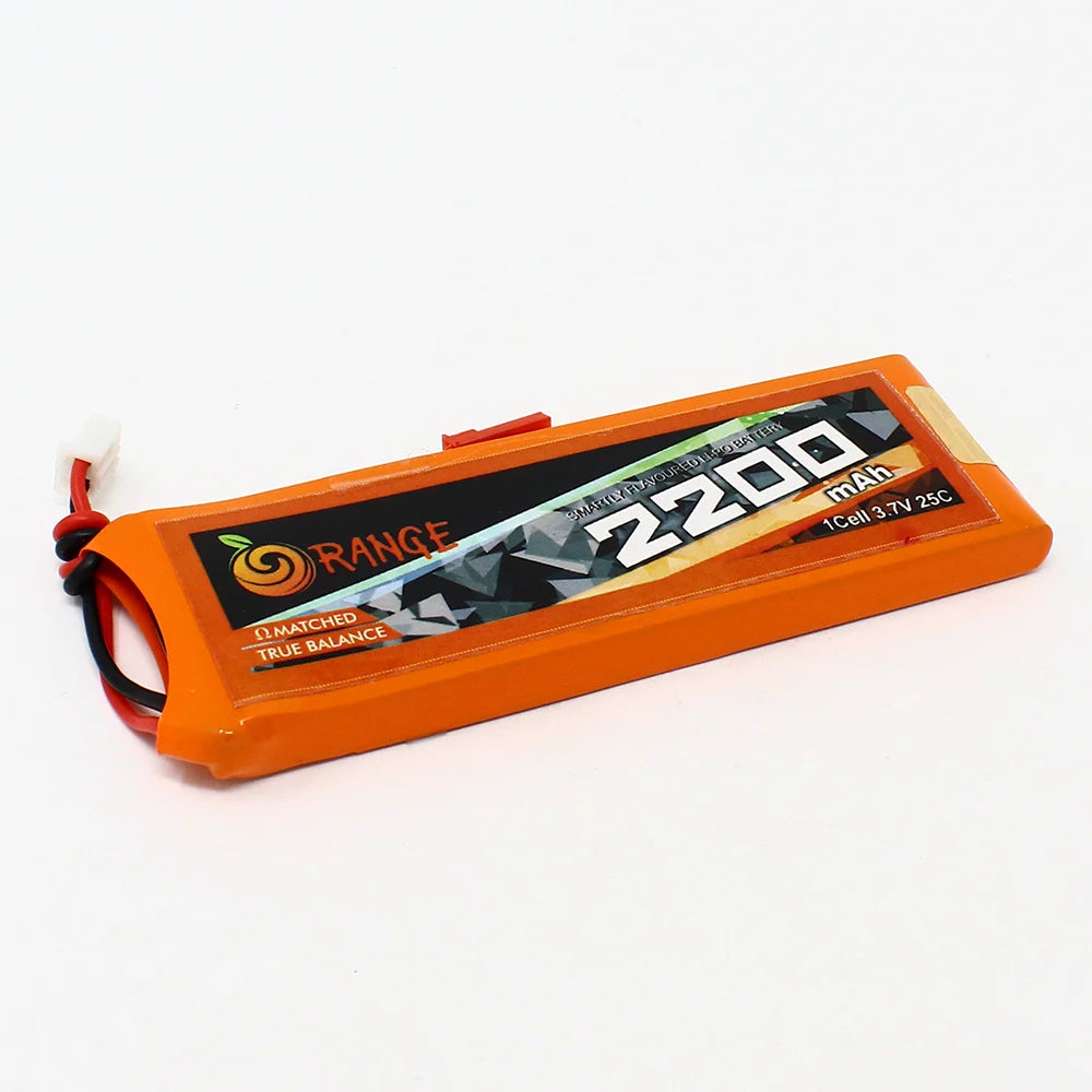 Orange 2200 mAh 1S 25C/50C Lithium polymer battery Pack (LiPo)