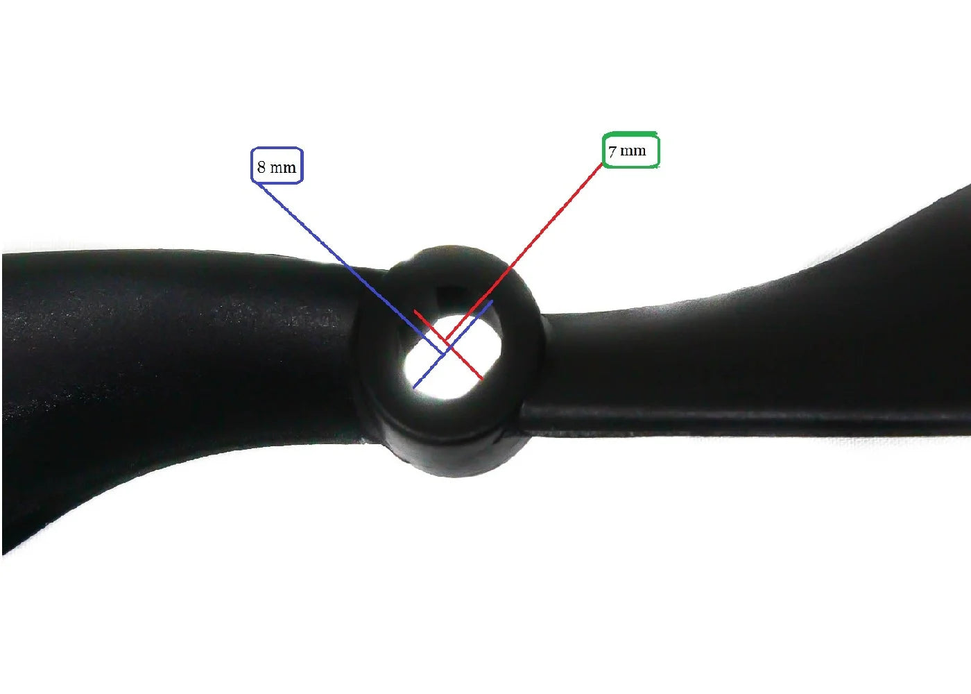 Orange HD Propellers 1045(10X4.5) ABS DJI Black 1CW+1CCW-1pair- Premium Quality