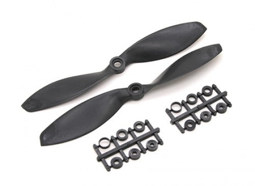 Orange HD Propellers 1347(13X4.7) Carbon Nylon Black 1CW+1CCW-1pair