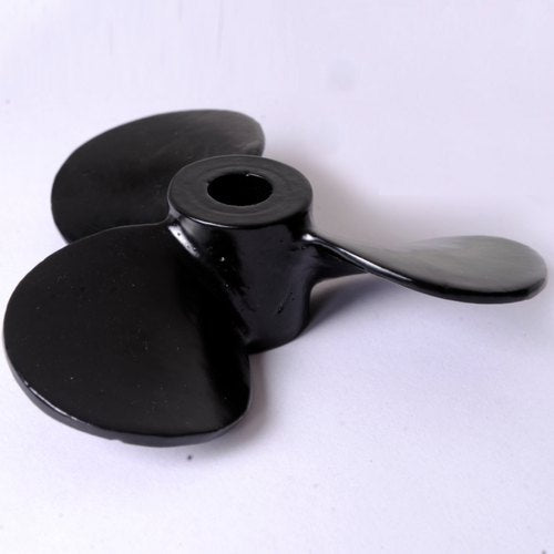  3 Blade Boat Propeller D36xH9.5x4mm Reverse Glossy Black