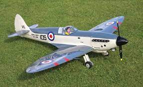 Seagull Model Supermarine Seafire RC Plane, .75 Size ARF