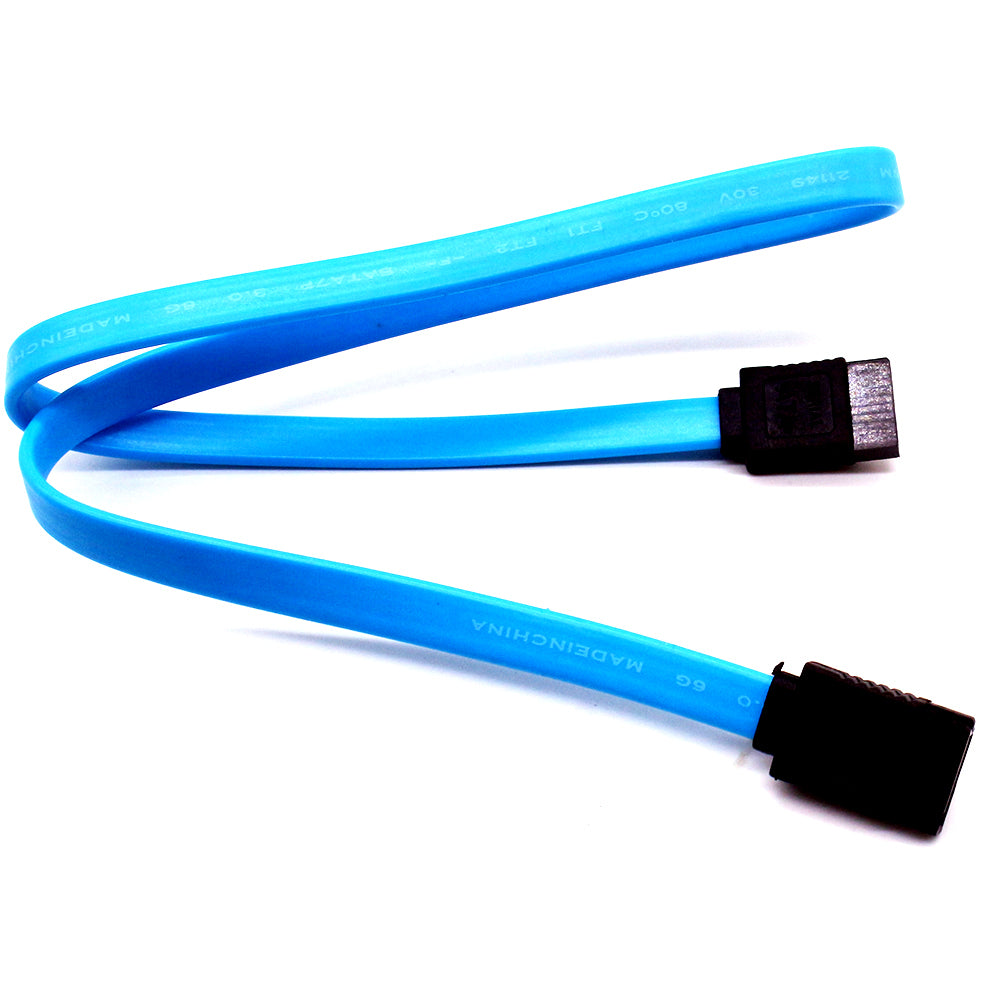 Blue SATA 3.0 Highspeed, Hard Disk Data, Cable, Double Head Straight