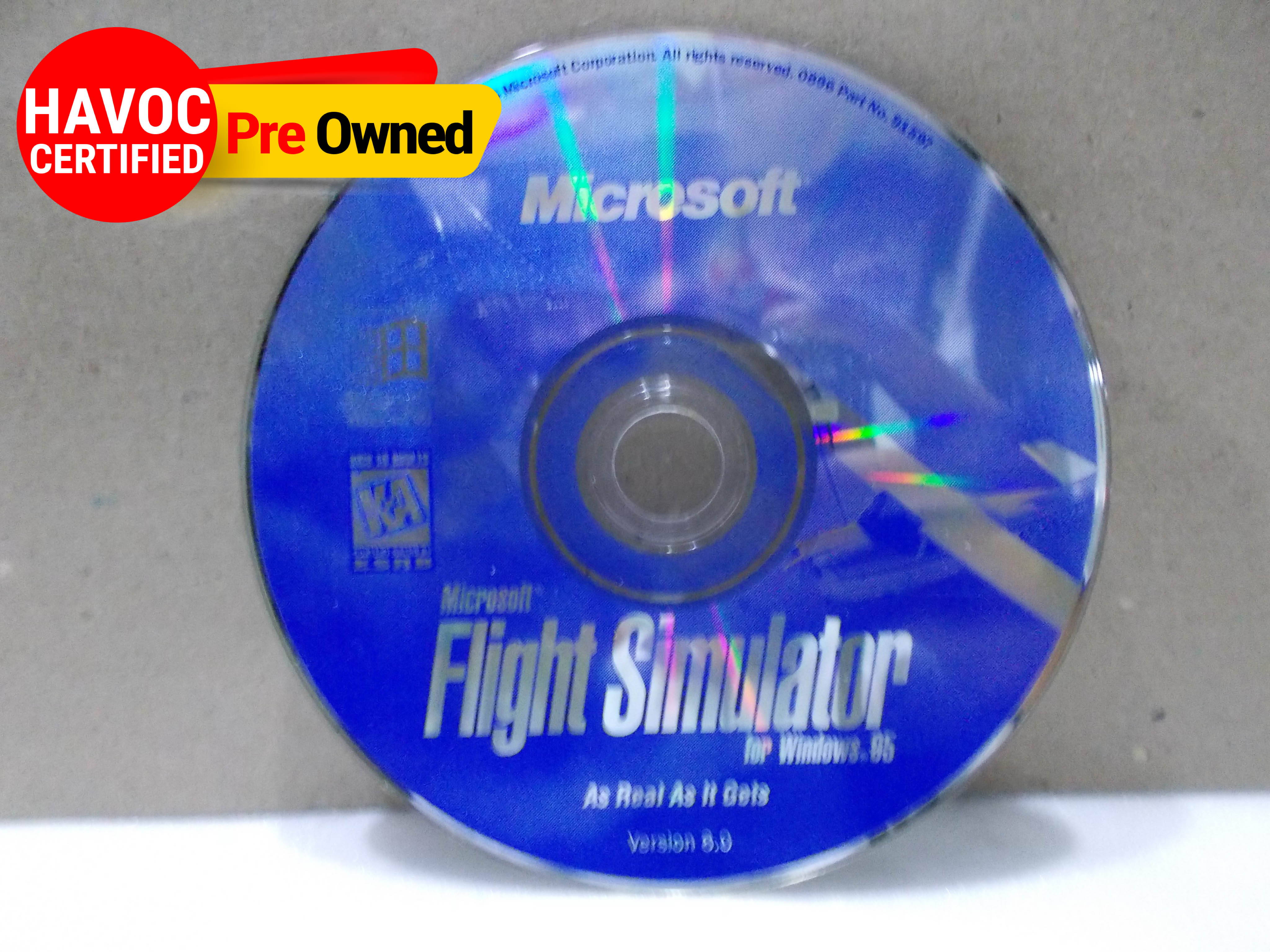 MS FLIGHT SIMULATOR FOR WINDOWS.95(QUALITY PRE OWNED)