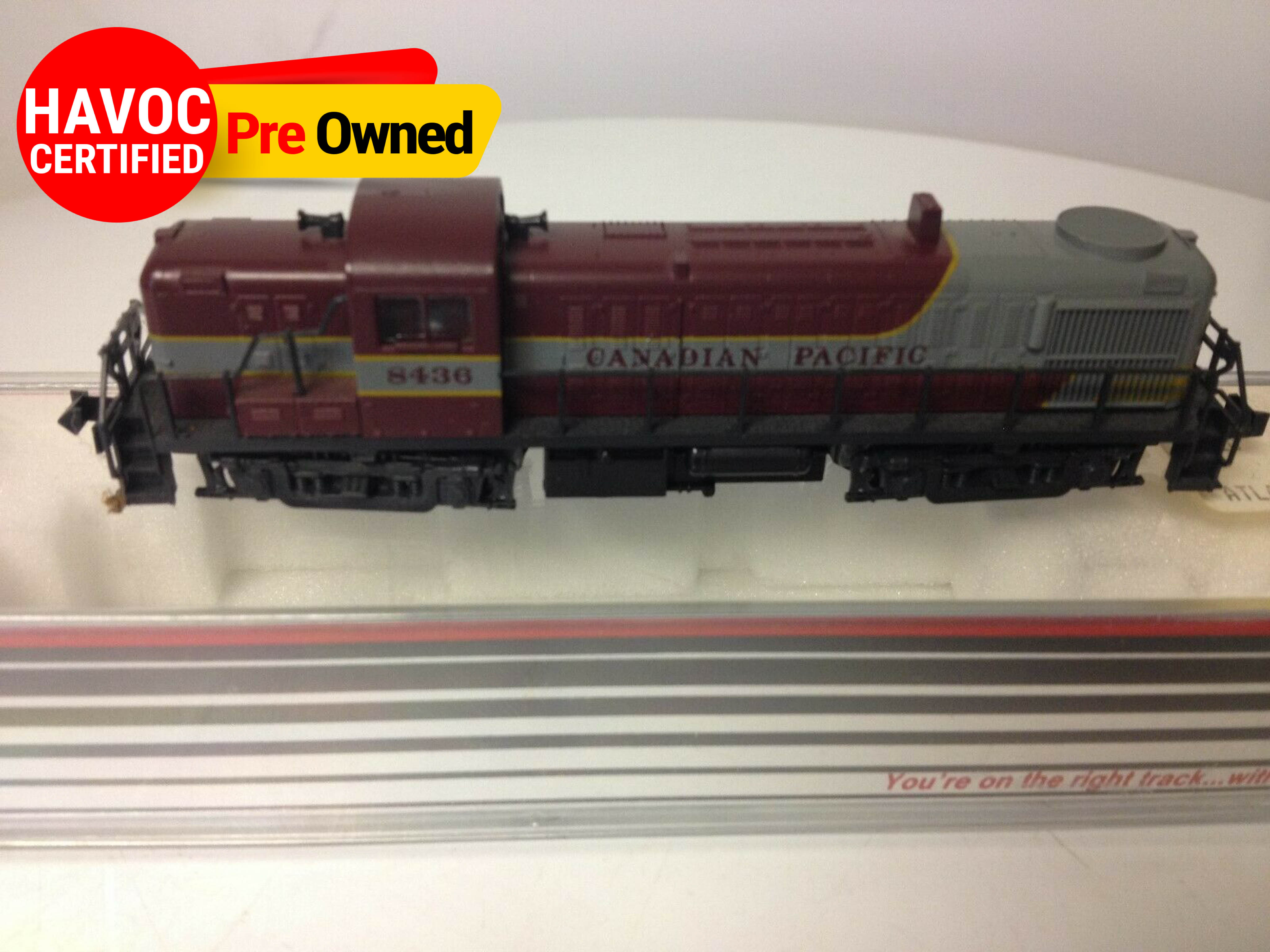 N Scale Canadian Pacific-8436 Engine (Quality Pre Owned)